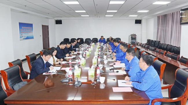 洛陽國宏投資控股集團黨委副書記、總經(jīng)理郭義民一行 到萬基控股集團調(diào)研