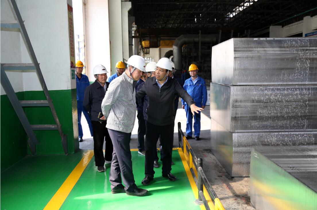 北京能源集團(tuán)投資部部長(zhǎng)楊松、北京京能電力公司總經(jīng)理金生祥一行到萬(wàn)基控股集團(tuán)調(diào)研